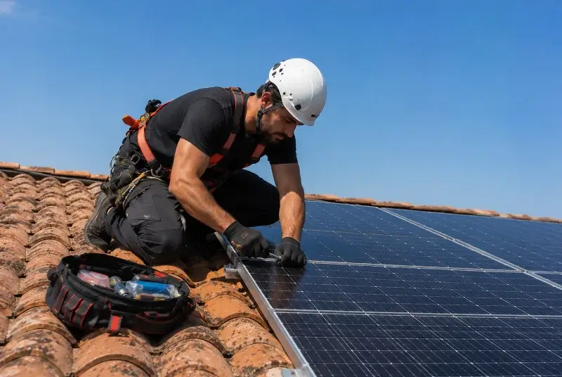 Maintenance et monitoring de panneaux solaires à Aubigny-Les Clouzeaux